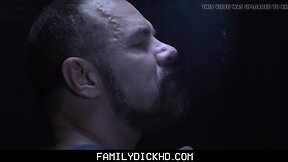 Jock step son glory hole with bear step grandpa